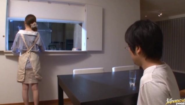 Appealing busty playgirl Rio Hamasaki rubbed a huge cock in front of the camera